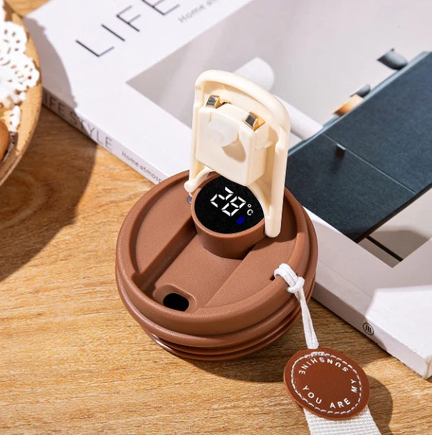 ThermoToGo™ | Je Roestvrijstalen Koffiebeker Met Temperatuurregelaar