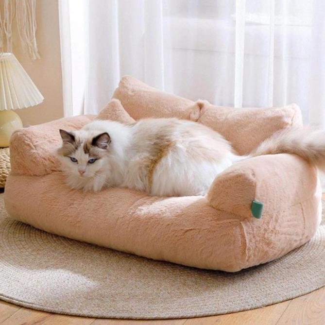 FuzzySofa™ | Luxe wintersofa voor honden en katten tot 80lbs