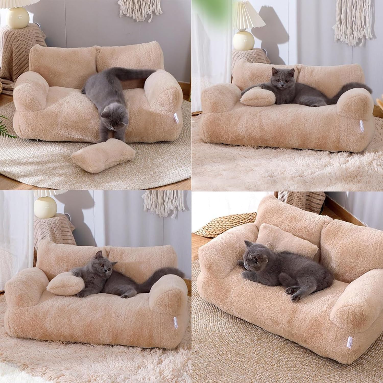 FuzzySofa™ | Luxe wintersofa voor honden en katten tot 80lbs