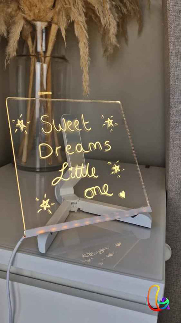 Schrijf / Tekenbord in kleur en LED display!!