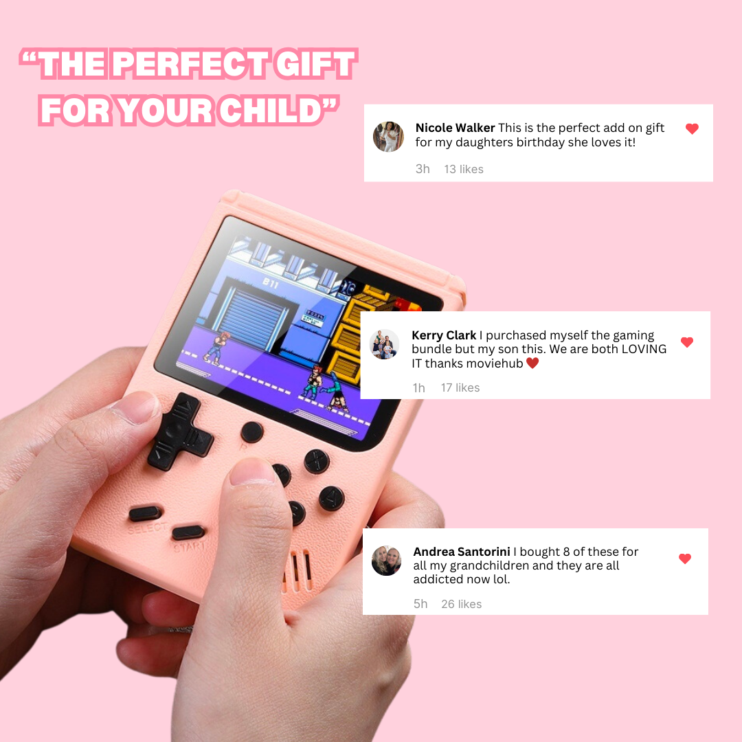 GamerBoy™ | Retro spelconsole voor kinderen