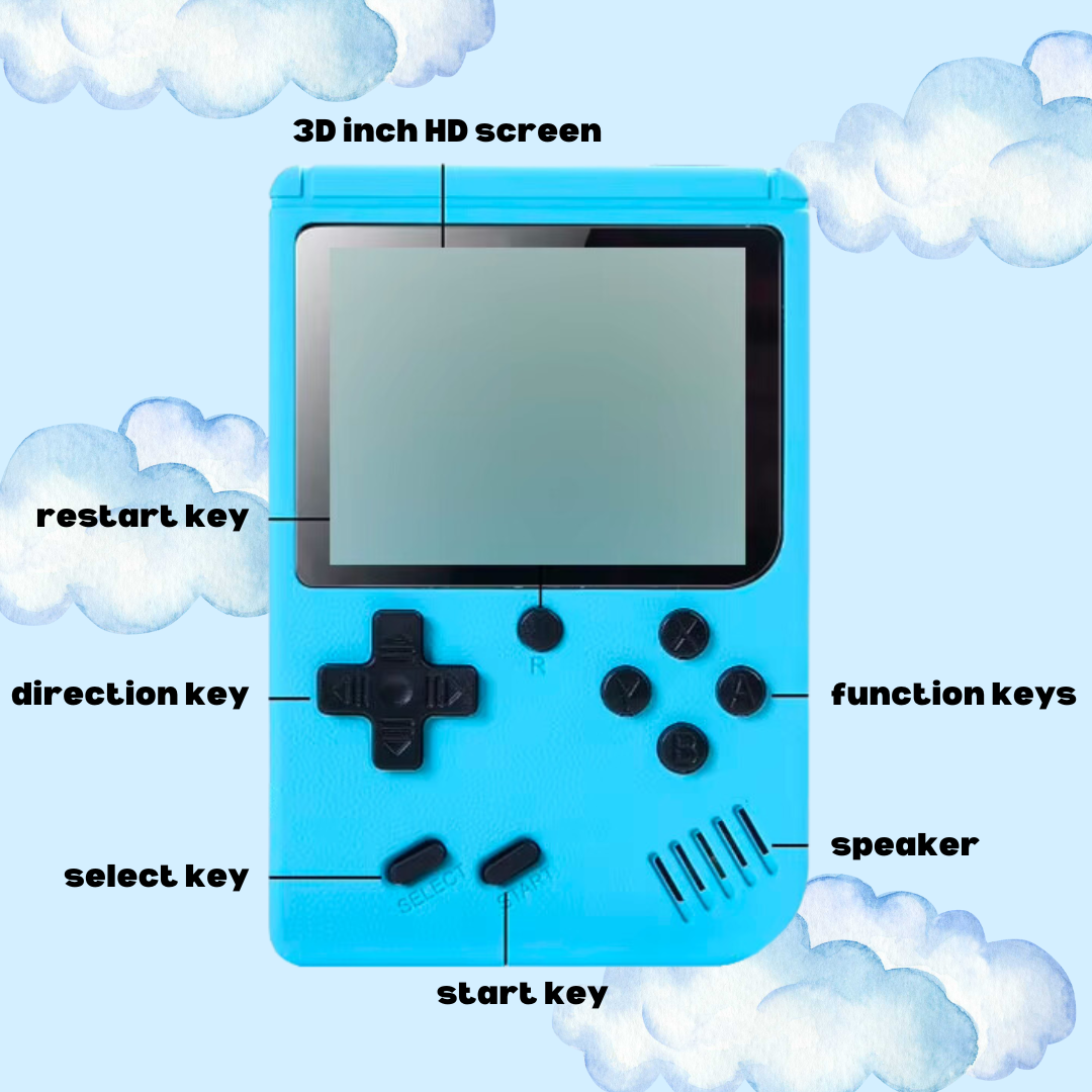 GamerBoy™ | Retro spelconsole voor kinderen