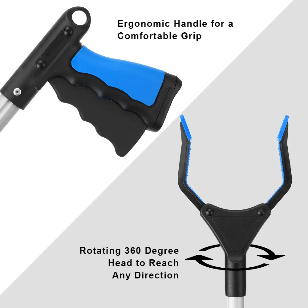 Foldable Grabber With 360° Swivel Clip