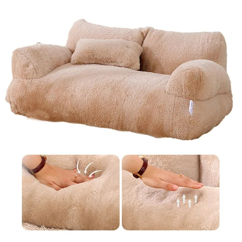 FuzzySofa™ | Luxe wintersofa voor honden en katten tot 80lbs