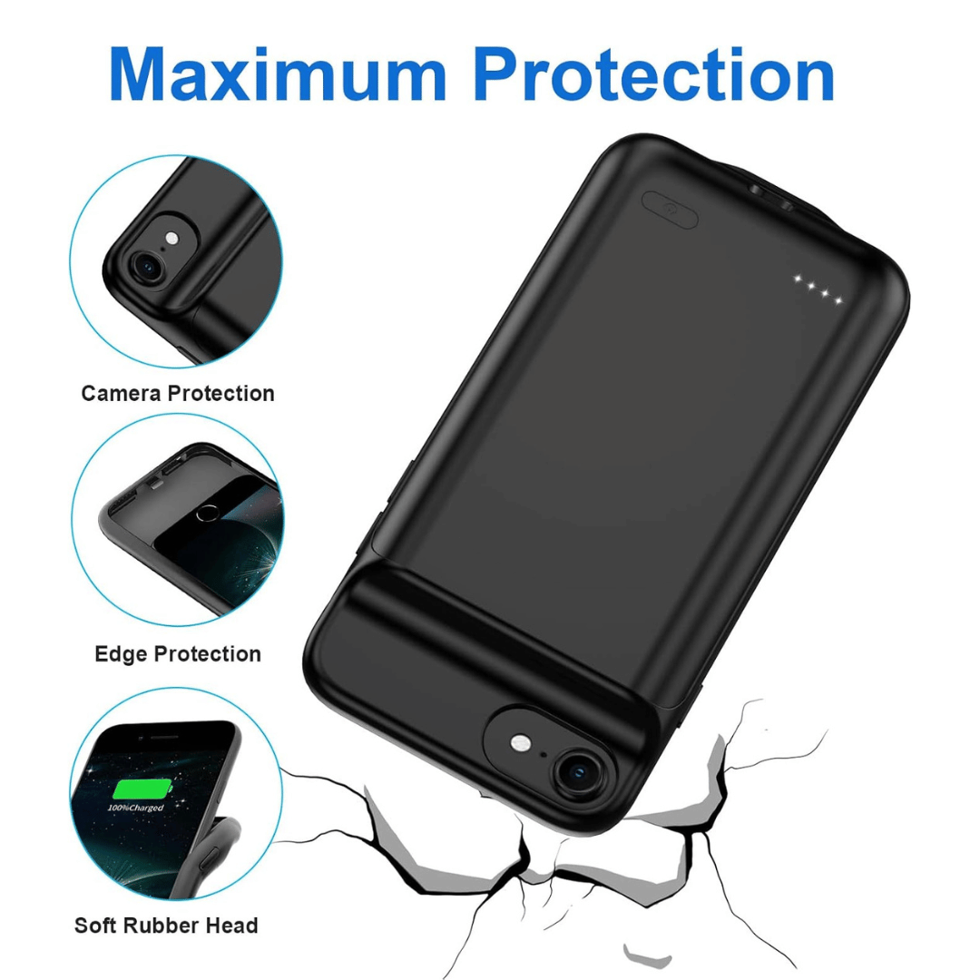 iPowerCase ™ | 6800mAh snel oplaadbare batterij case voor iPhone